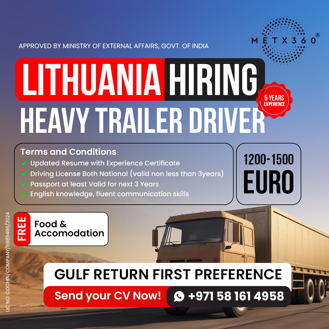 Europe Job Consultancy in Kochi, Kerala