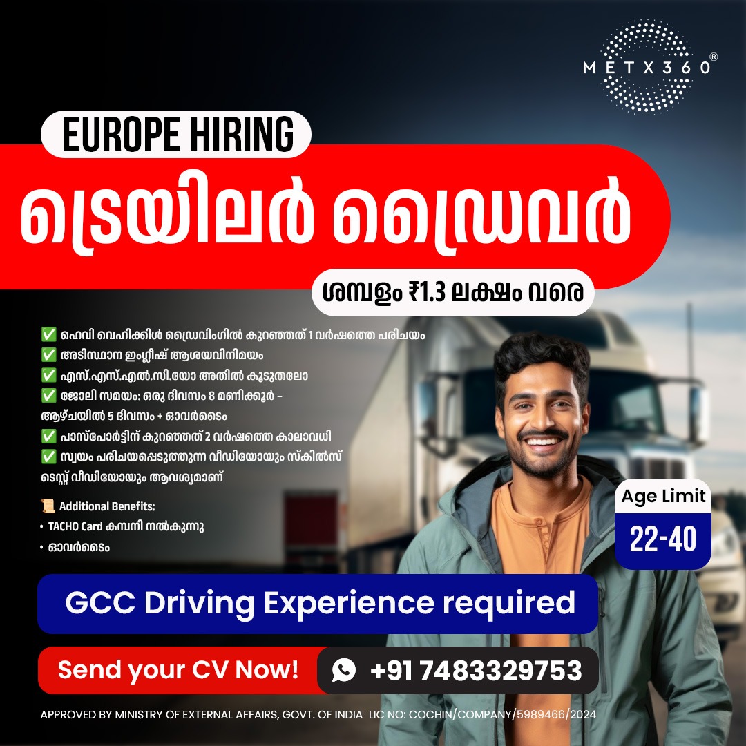 Europe Work Permit Consultancy in Kochi 